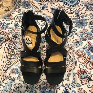 Time and Tru black heels